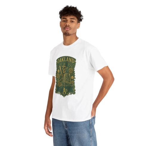 Grateful Dead - Oakland A's Retro Poster Art T-shirt - StealieShop